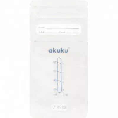 Akuku maišeliai motinos pienui, 30 vnt. 150 ml., A0011