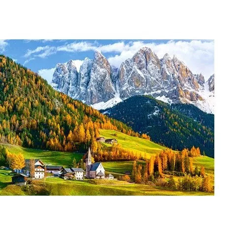 Castorland dėlionė CHURCH OF ST.MAGDALENA,DOLOMITES 2000 det.
