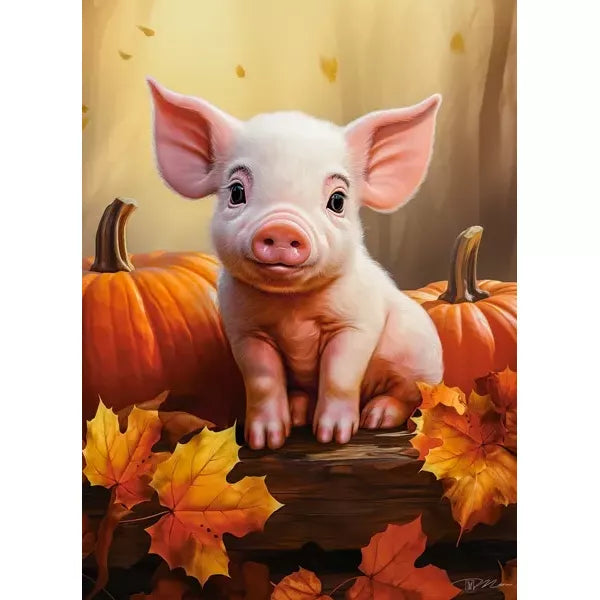 Castorland dėlionė Cute Fall Piglet 300 det.