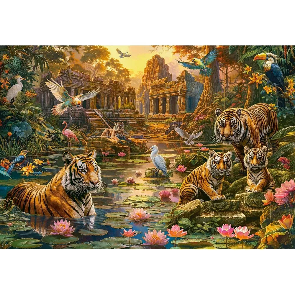 Castorland dėlionė Tigers Paradise 1000 det.