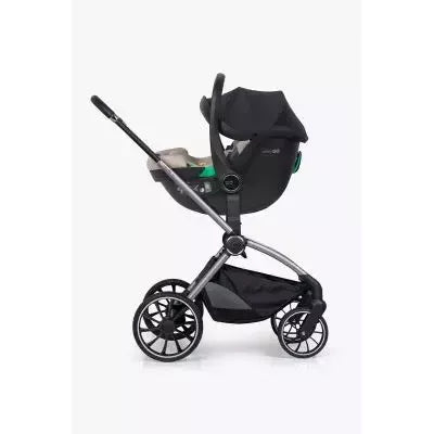 Pasisukanti autokėdutė su isofix baze Easy go Buz Pro I-size 0-13, Taupe