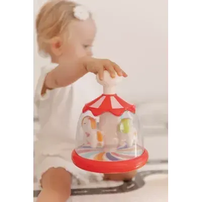 TOYZ sukamas edukacinis žaislas – Poniai, Raudona