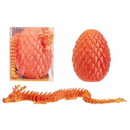 3D kiaušinis su drakonu arba gyvate 10 cm
