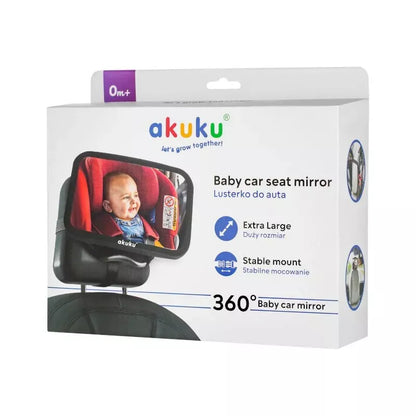Akuku autokėdutės veidrodis automobiliui, A0646