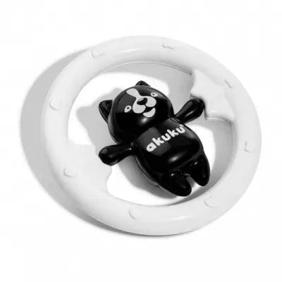Akuku barškutis Bear, Black/White A0467