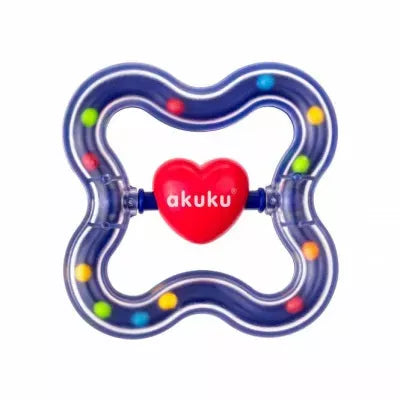 Akuku barškutis kramtukas ŠIRDELĖ, A0463