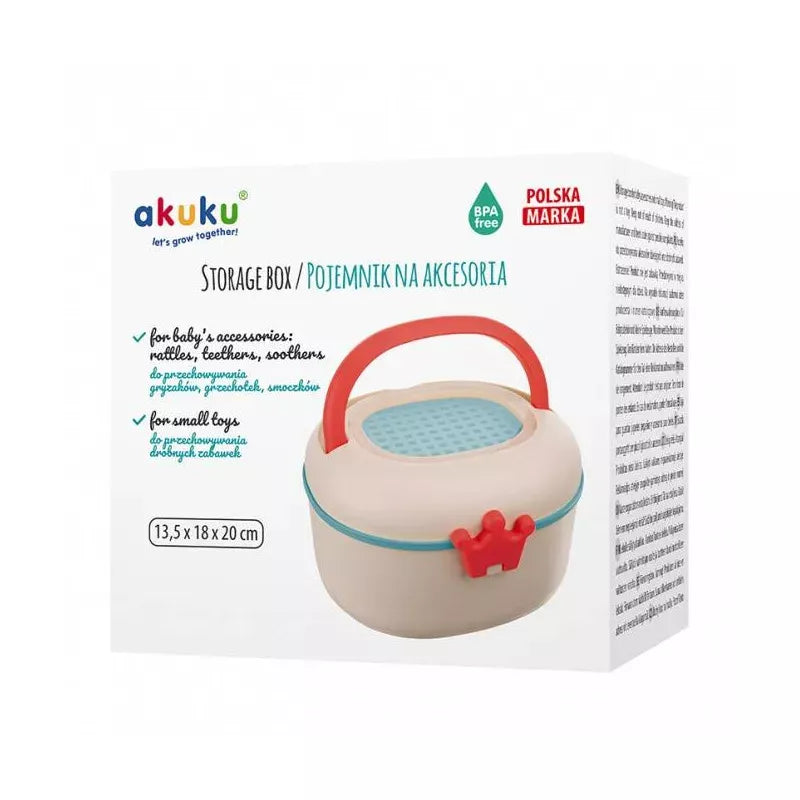 Akuku dėžutė barškučiams, kramtukams ir kitiems smulkiems aksesuarams, A0538