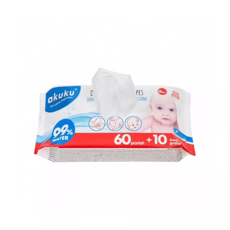 Akuku drėgnos servetėlės, 70 vnt. A0031