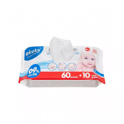 Akuku drėgnos servetėlės, 70 vnt. A0031