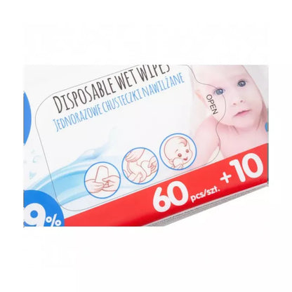 Akuku drėgnos servetėlės, 70 vnt. A0031