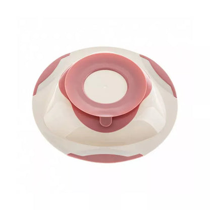 Akuku dubenėlis limpančiu dugnu ir neslystančiais kraštais, beige/pink, A0525