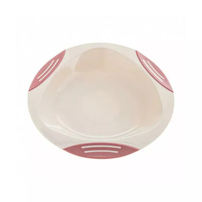 Akuku dubenėlis limpančiu dugnu ir neslystančiais kraštais, beige/pink, A0525