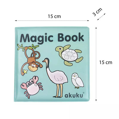 Akuku edukacinė minkšta knygelė 10 psl., MAGIC BOOK, A0657