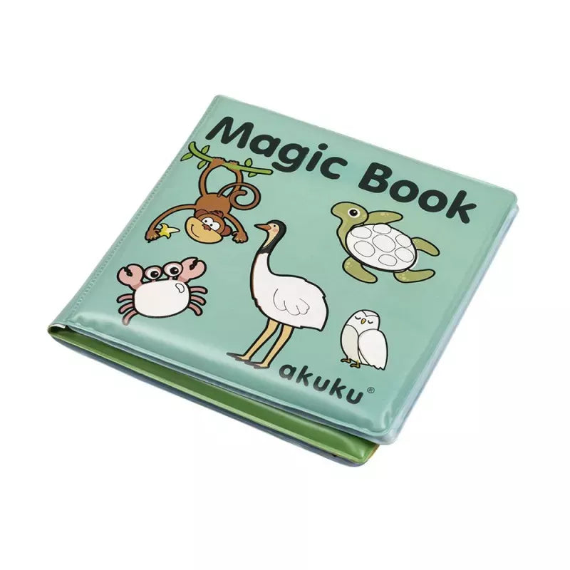 Akuku minkšta vonios knygelė 10 psl., MAGIC BOOK, A0657