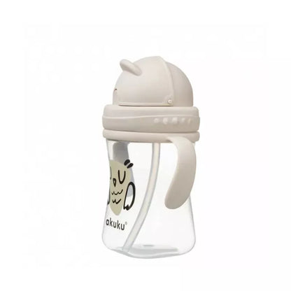 Akuku gertuvė su šiaudeliu, 300ml, su dviem rankenėlėmis, OWL A0204