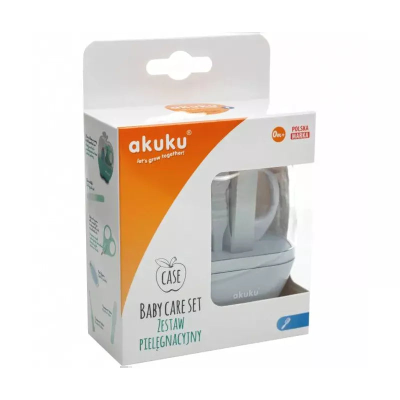 Akuku kūdikių priežiūros rinkinys obuolio dėžutėje, A0473-GREY