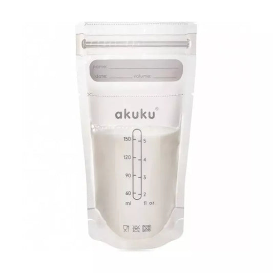 Akuku maišeliai motinos pienui, 30 vnt. 150 ml., A0011