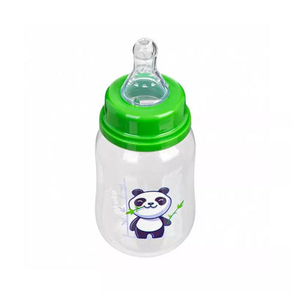 Akuku maitinimo buteliukas 125 ml su silikoniniu žinduku, А0104_Green