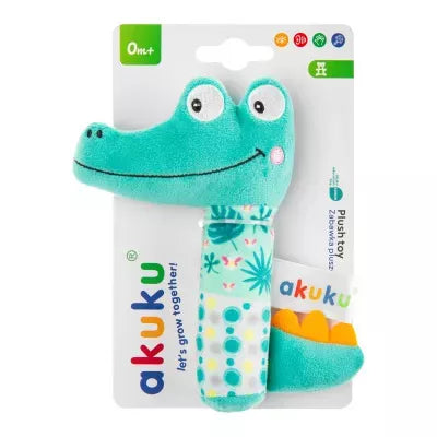 Akuku minkštas pliušinis žaislas Crocodile, A0644