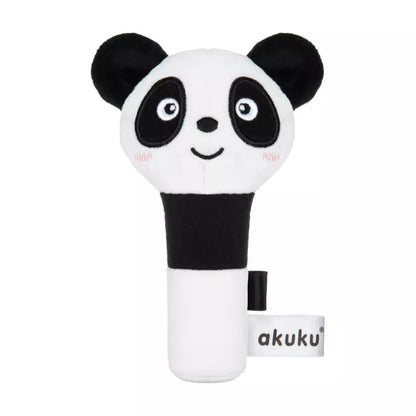 Akuku minkštas pliušinis žaisliukas/ barškutis Panda, A0706