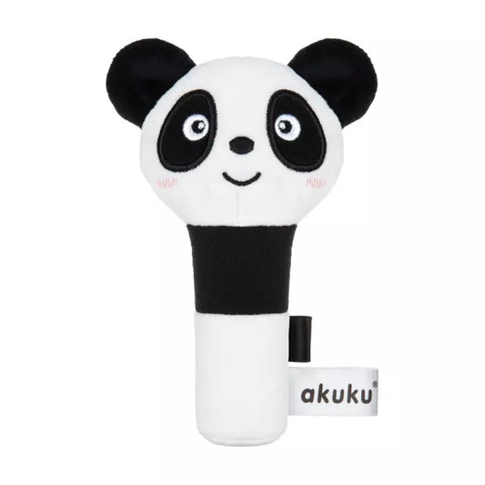 Akuku minkštas pliušinis žaisliukas/ barškutis Panda, A0706