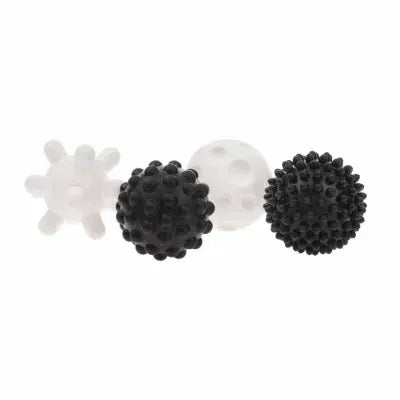 Akuku minkšti sensoriniai kamuoliukai, 4 vnt., Black/white A0469