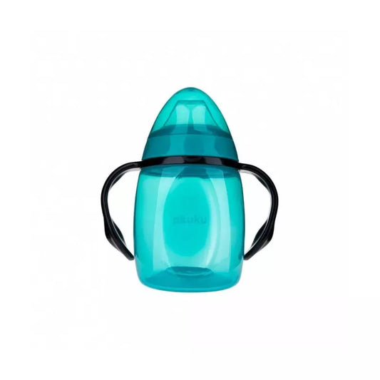 Akuku neišsiliejanti gertuvė, 280 ml su dviem rankenėlėmis, A0366-TURQUOISE