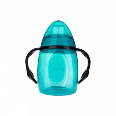 Akuku neišsiliejanti gertuvė, 280 ml su dviem rankenėlėmis, A0366-TURQUOISE