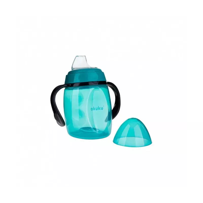 Akuku neišsiliejanti gertuvė, 280 ml su dviem rankenėlėmis, A0366-TURQUOISE