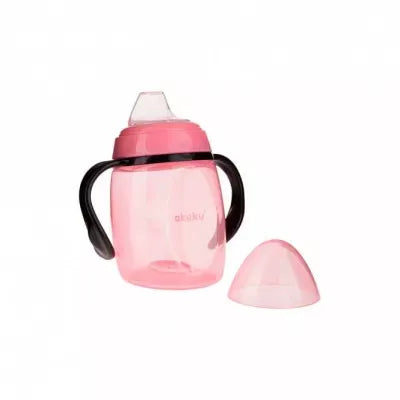 Akuku neišsiliejanti gertuvė, 280 ml su dviem rankenėlėmis, A0429-PINK