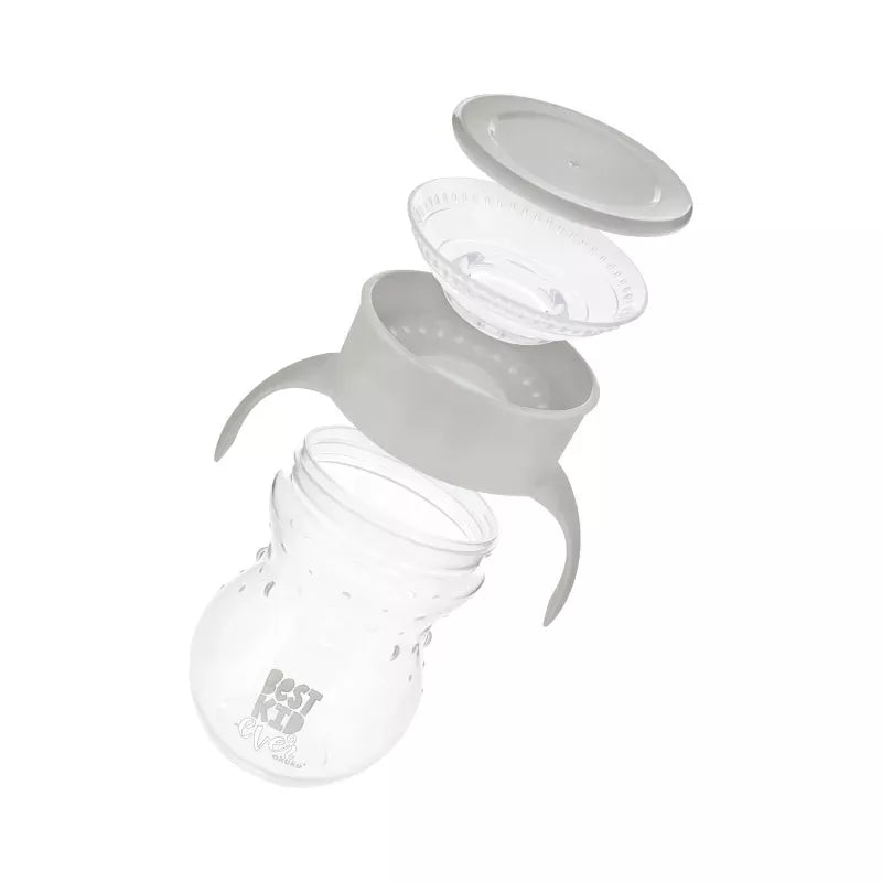Akuku neišsiliejanti gertuvė 360°, 270 ml su dviem rankenėlėmis, A0010