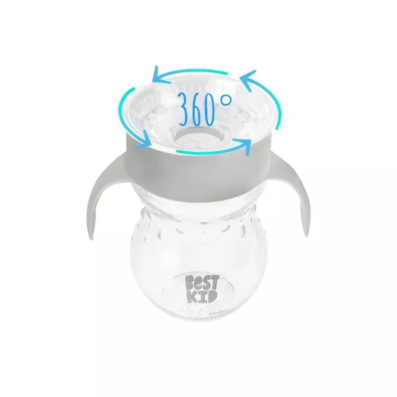 Akuku neišsiliejanti gertuvė 360°, 270 ml su dviem rankenėlėmis, A0010