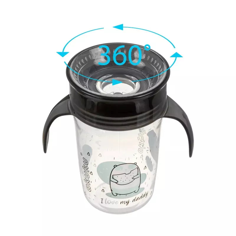 Akuku neišsiliejantis puodelis 360° 240 ml., A0671