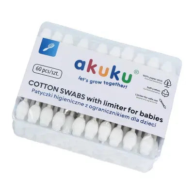Akuku saugūs krapštukai ausims 60 vnt., A0710