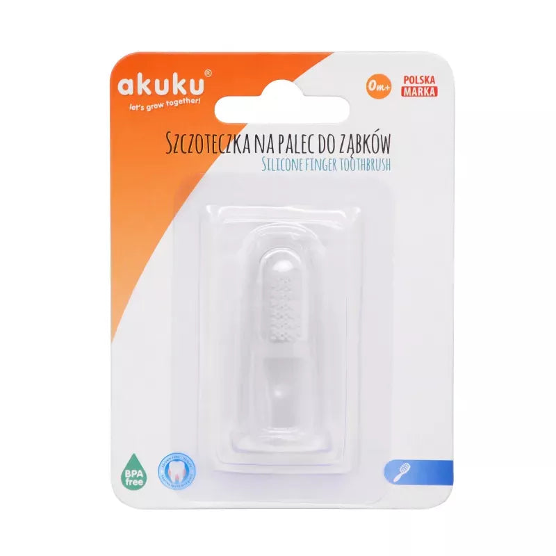 Akuku silikoninis dantų šepetėlis, A0393