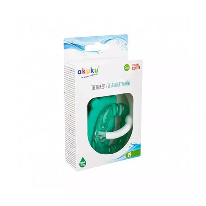 Akuku silikoninis kramtukas BEAR/SQUARE, A0124