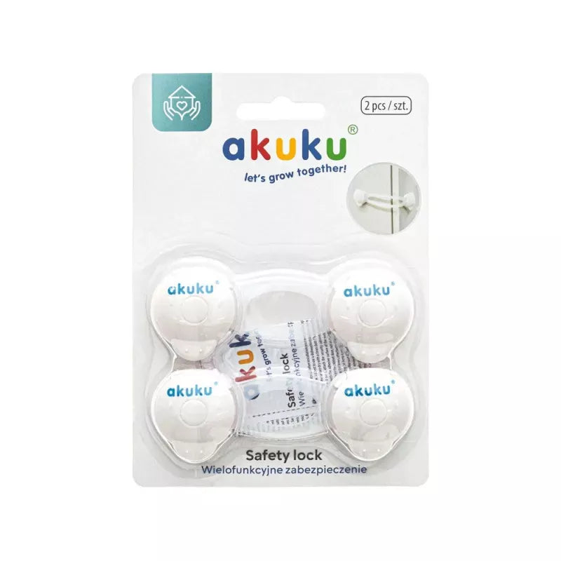 Akuku stalčių apsauga (2 vnt.), balta, A0648
