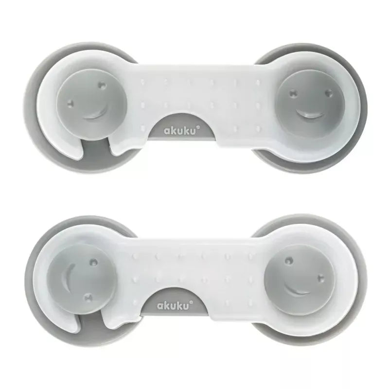 Akuku stalčių apsauga (2 vnt.), pilka, A0649