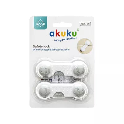 Akuku stalčių apsauga (2 vnt.), pilka, A0649
