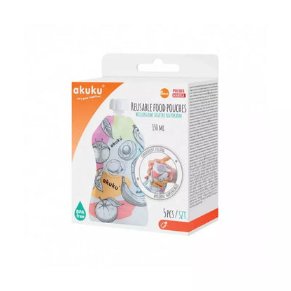 Akuku tyrelių spaudimo maišeliai, 150 ml, 5 pcs, А0056