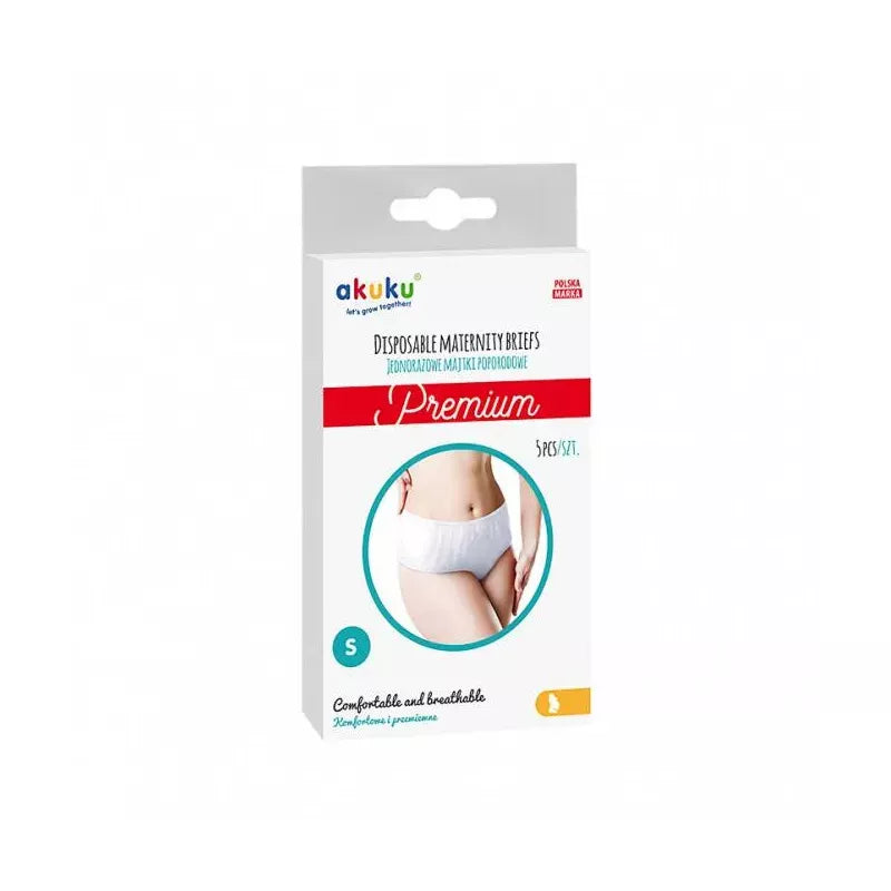 Akuku vienkartinės kelnaitės po gimdymo, Premium, Dydis L, 5 pcs, A0551