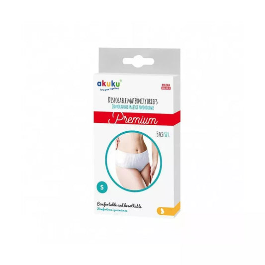 Akuku vienkartinės kelnaitės po gimdymo, Premium, Dydis S, 5 pcs, A0549