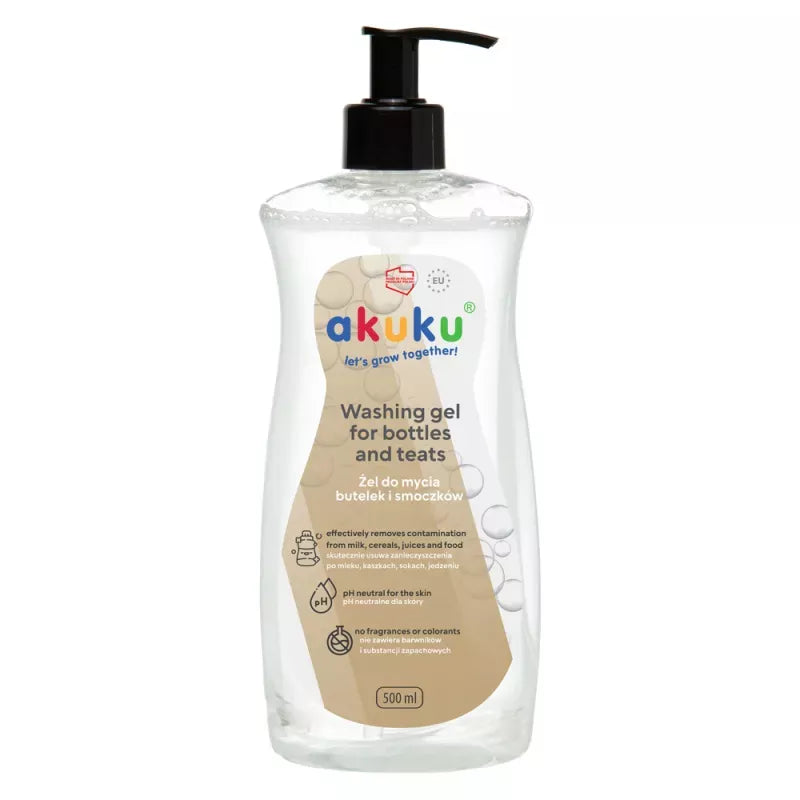 Akuku žindukų ir buteliukų ploviklis 500 ml., A0712