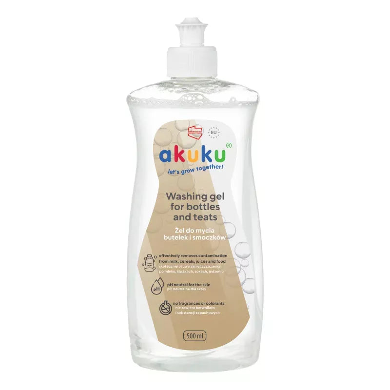 Akuku žindukų ir buteliukų ploviklis 500 ml., A0712