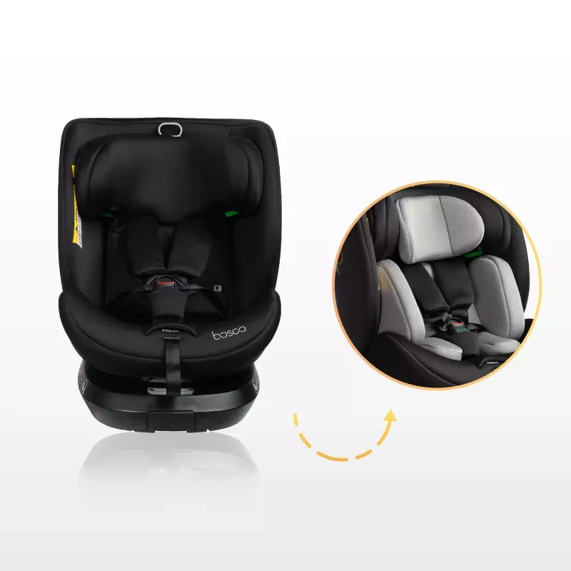 Autokėdutė Caretero Bosco I-size 0-36 kg., 360°, Blue
