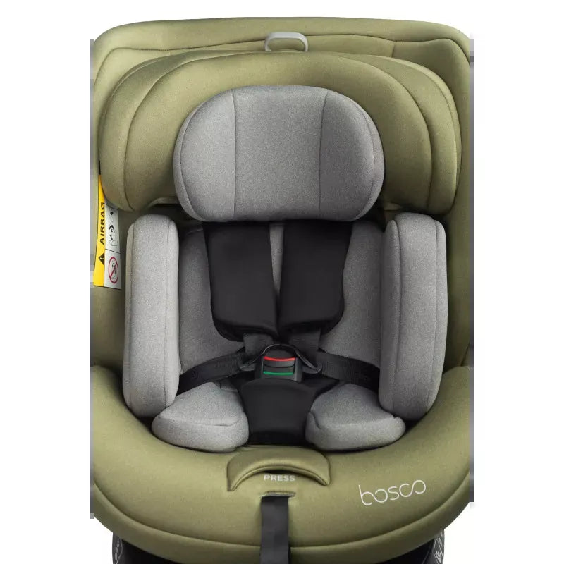 Autokėdutė Caretero Bosco I-size 0-36 kg., 360°, Olive