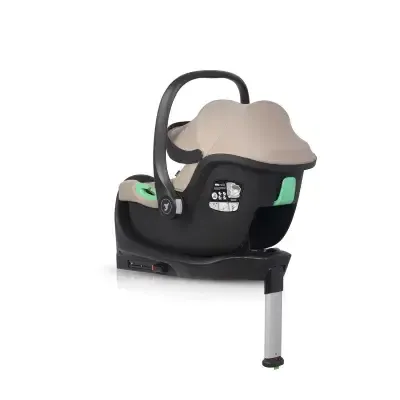 Autokėdutė su baze Colibro Petit Pro I-size, 0-13 kg. Camel