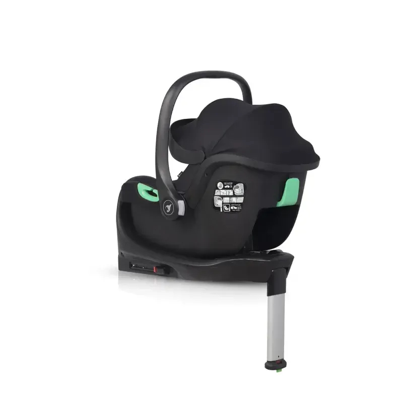 Autokėdutė su baze Colibro Petit Pro I-size, 0-13 kg. Onyx