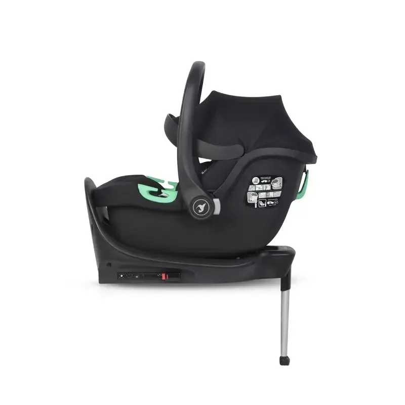 Autokėdutė su baze Colibro Petit Pro I-size, 0-13 kg. Onyx