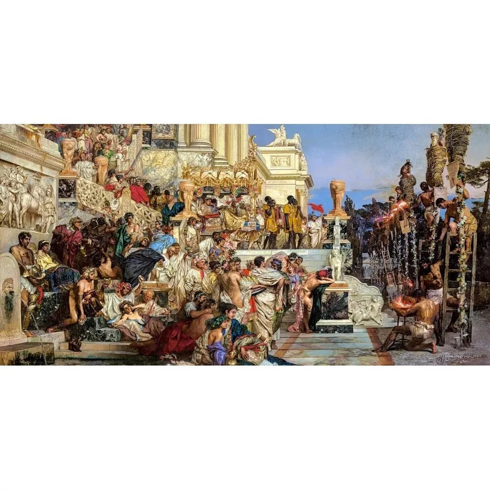 Castorland dėlionė ART kolekcija Nero's Torches, Henryk Siemiradzki 4000 det.
